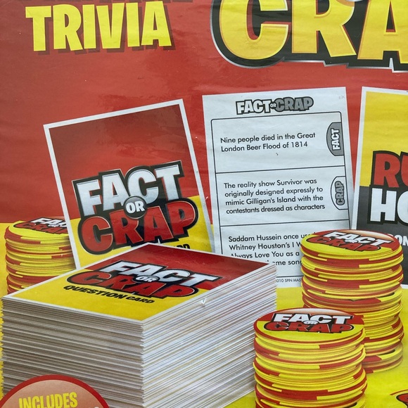 New-In-Box ‘Fact or Crap’ Trivia Game - Picture 4 of 6